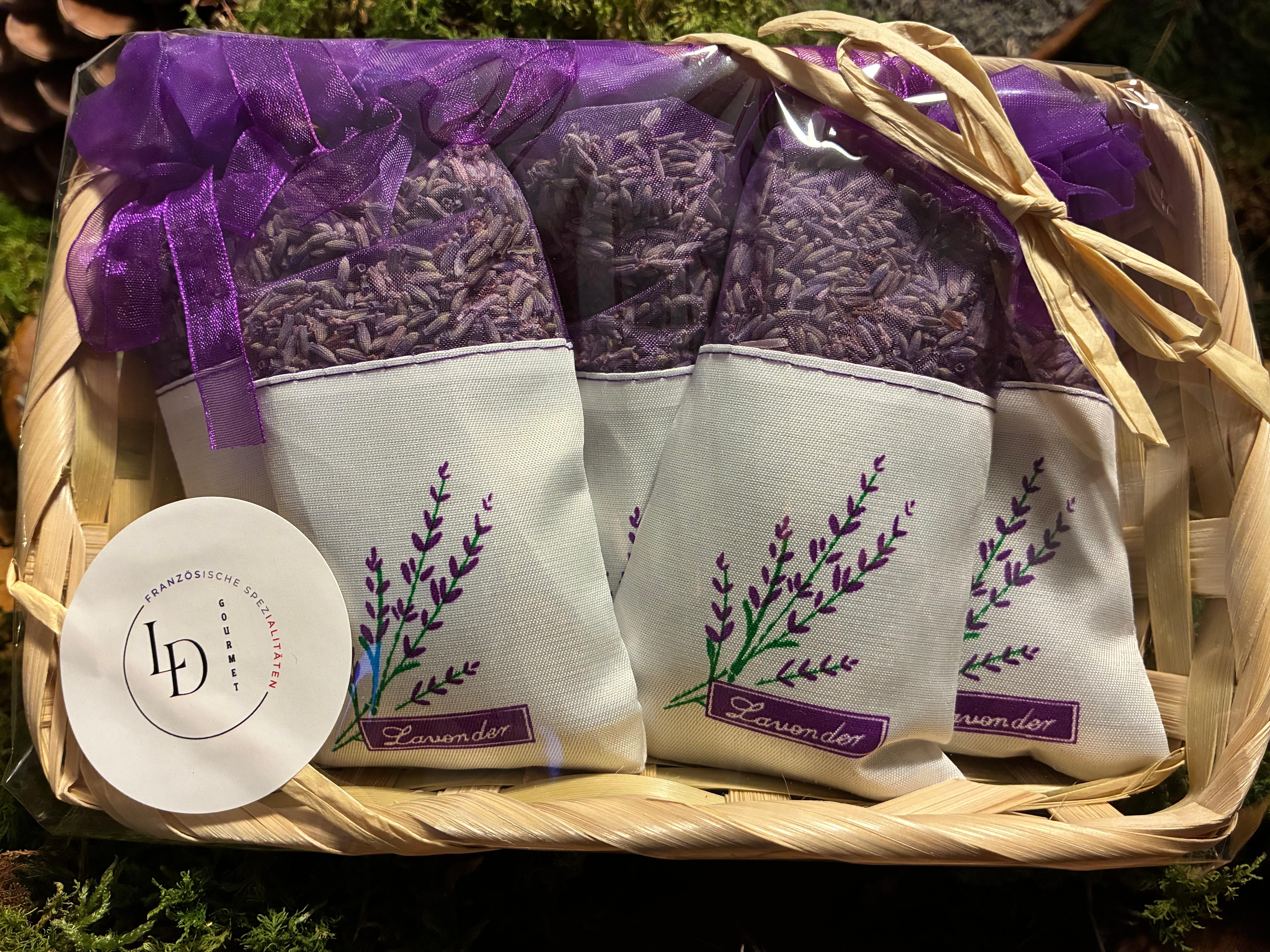 Bio Lavendelsäckchen Provence 18 g – Lila mit Lavendelmotiv